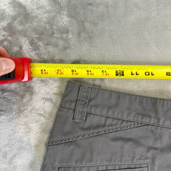 Fox Racing casual grey streetwear skater chino shorts mens size 30 - Picture 5 of 5